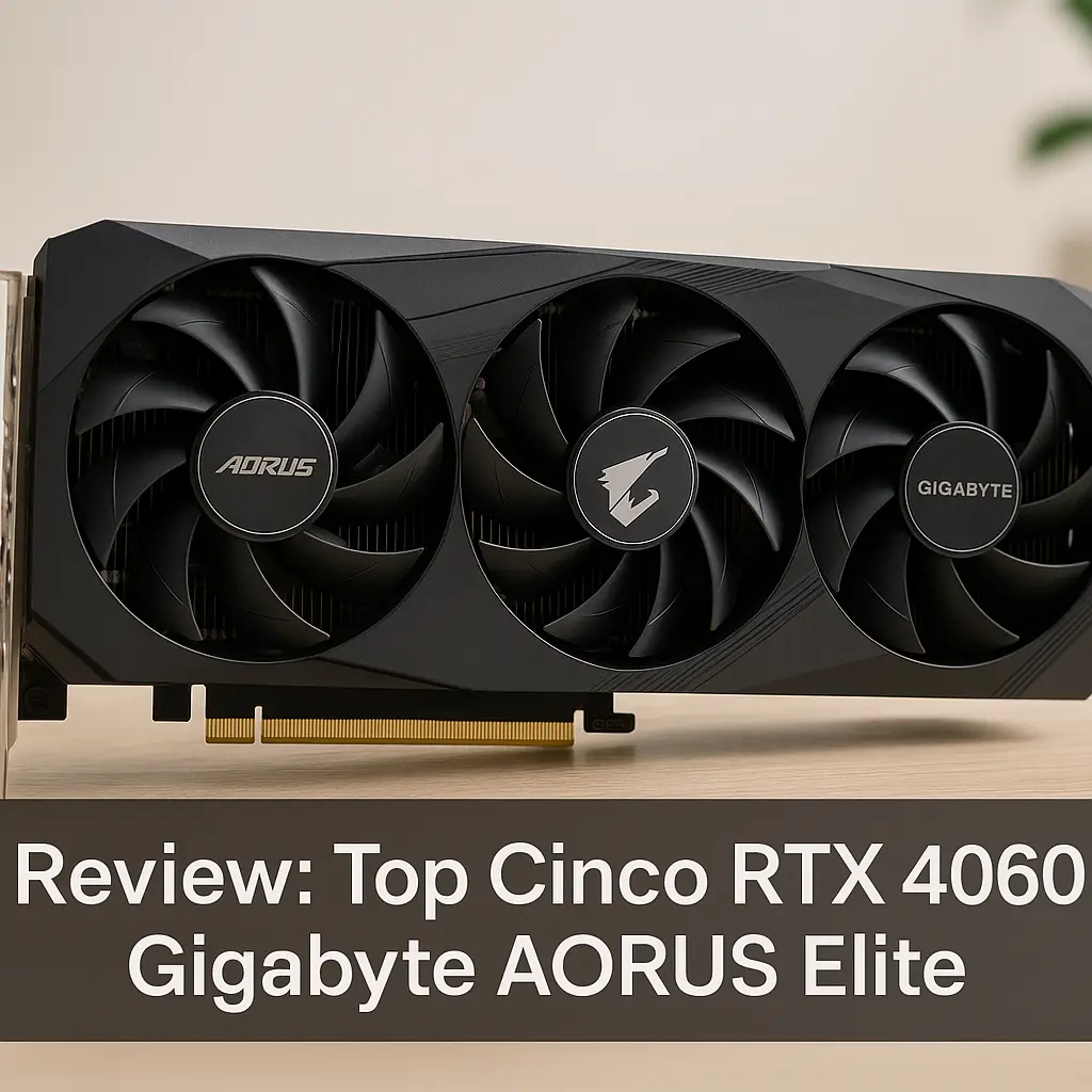 Top Cinco RTX 4060 Gigabyte Aorus elite