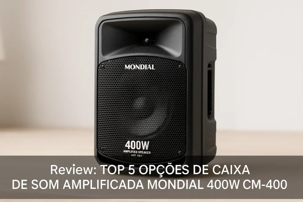 Top 5 Opções de Caixa de som amplificada Mondial 400w cm-400