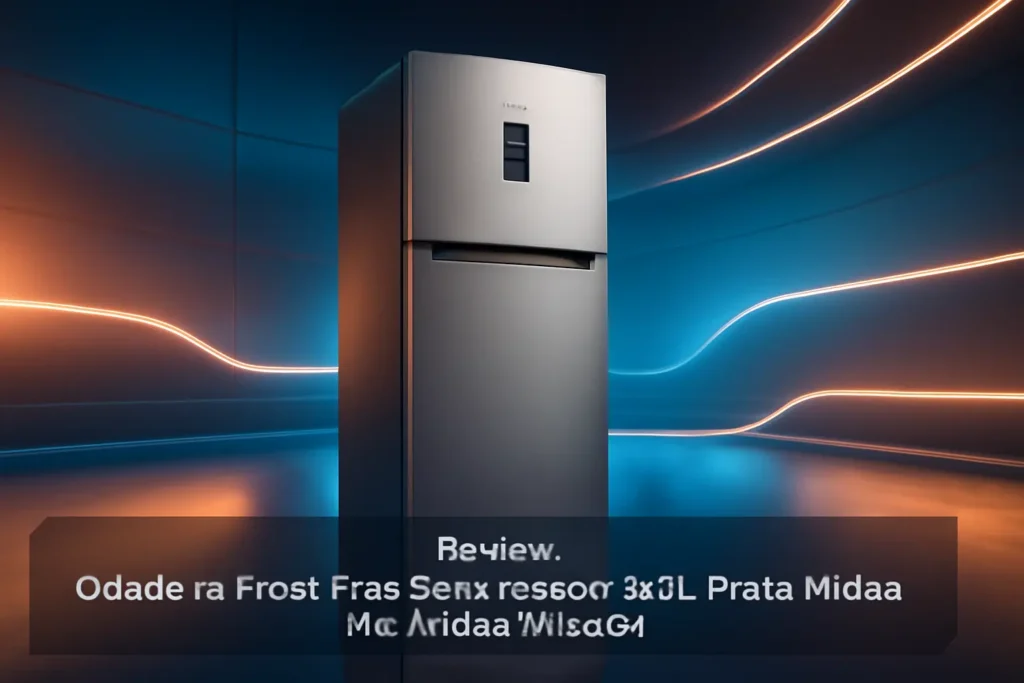 Geladeira Frost Free SmartSensor 347L Prata Midea MD-RT468MTA501