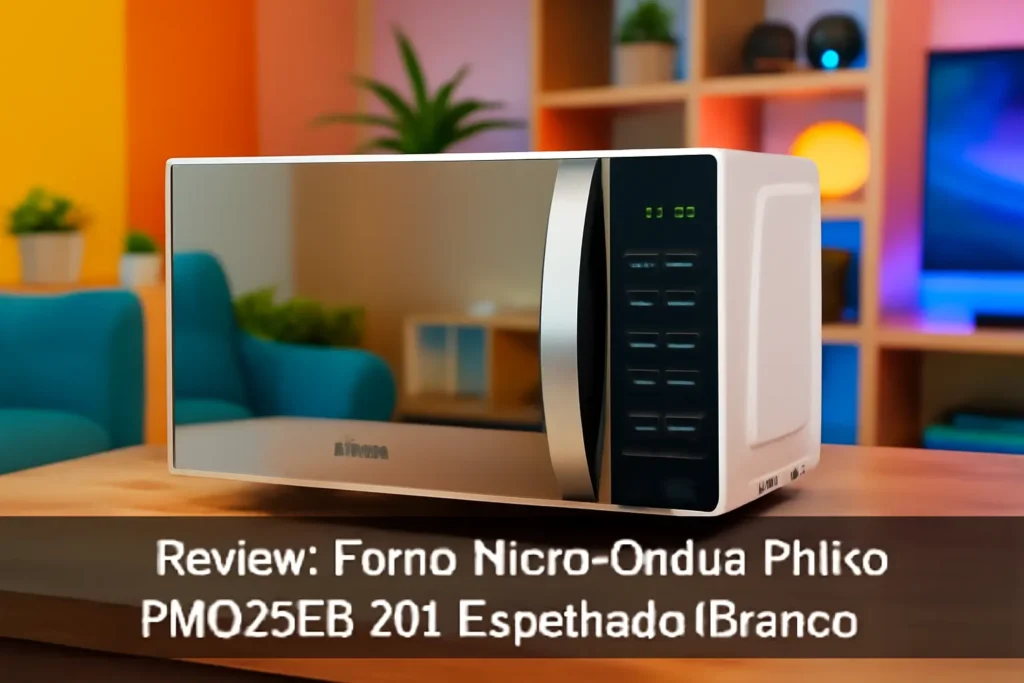 Forno Micro-Ondas Philco PMO23EB 20L Espelhado/Branco - 127V: Praticidade e Design Moderno