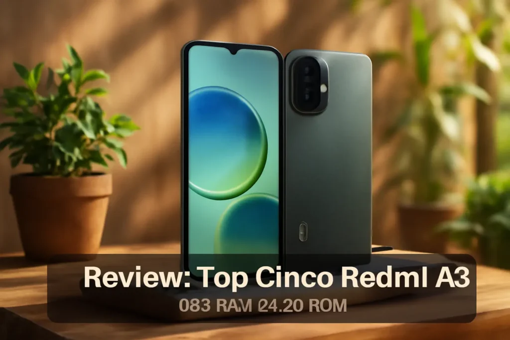 Top Cinco Redmi A3 3gb ram 64gb rom