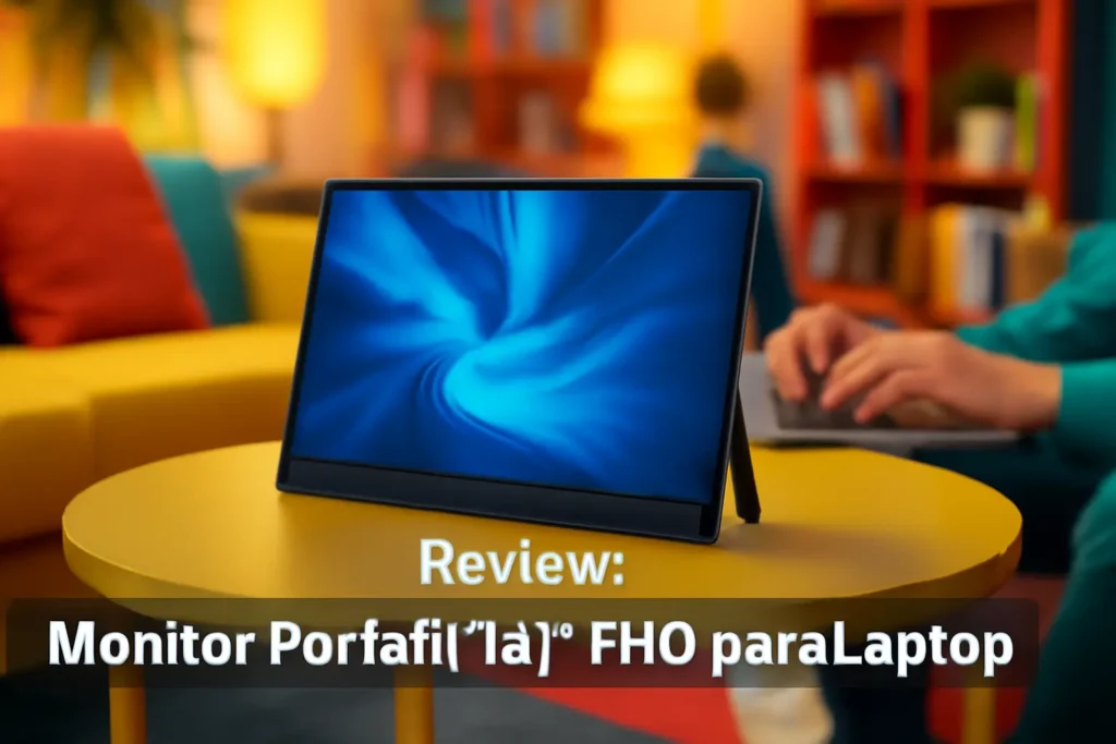 Monitor Portátil 14,1" FHD para Laptop