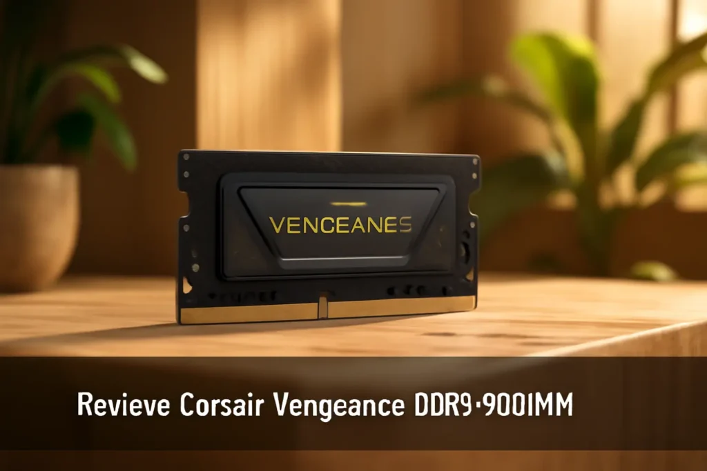 Memória Corsair Vengeance DDR5 SODIMM - 16GB (1x16GB), 4800Mhz, C40, Preto