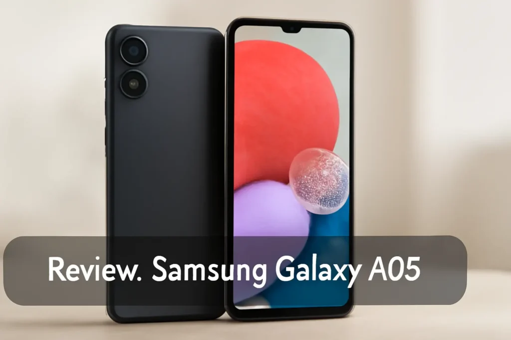 Smartphone Samsung Galaxy A05 128GB, 4GB RAM, Tela de 6.7" - Preto