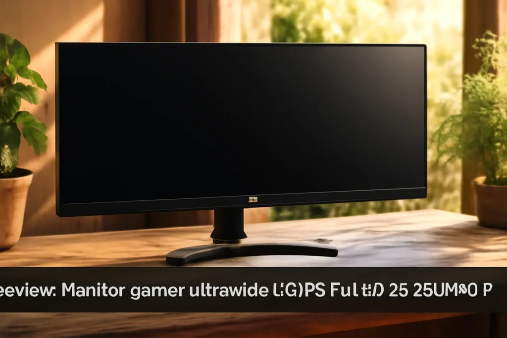 Top Cinco monitor gamer ultrawide LG ips full hd 29 29um68 p