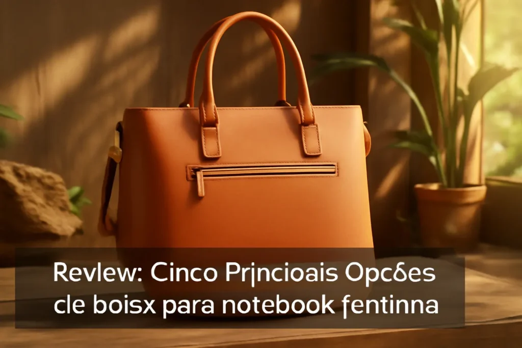 Cinco Principais Opções de bolsa para notebook feminina