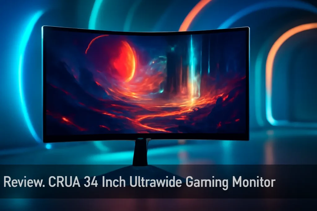 CRUA 34Inch Ultrawide Gaming Monitor: Desempenho e Imersão