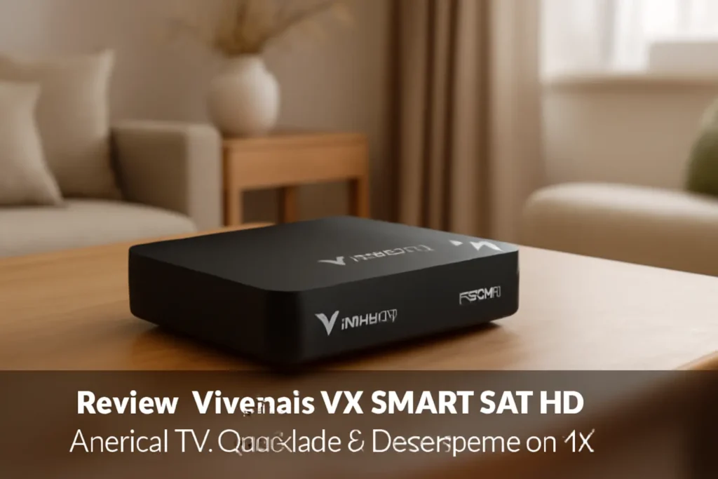 Receptor de TV Vivensis VX SMART SAT HD Android TV: Qualidade e Desempenho em 4K