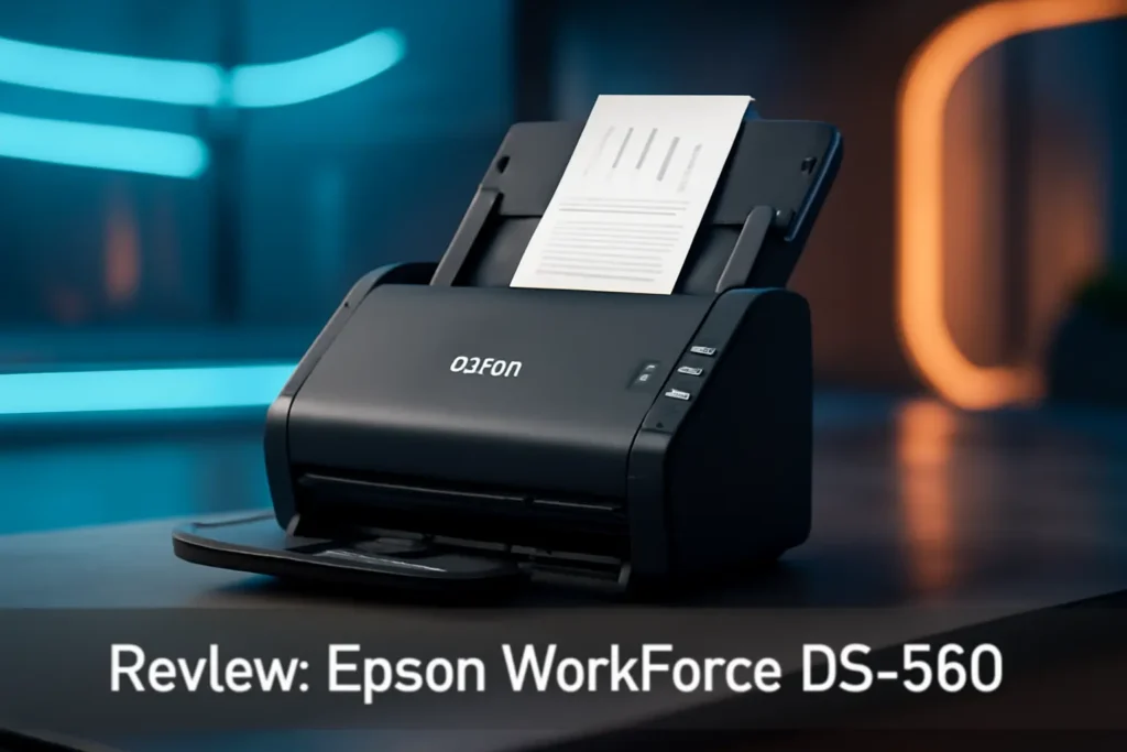 Epson Scanner de Documentos WorkForce DS-560: Digitalização Sem Fio Rápida e Eficiente
