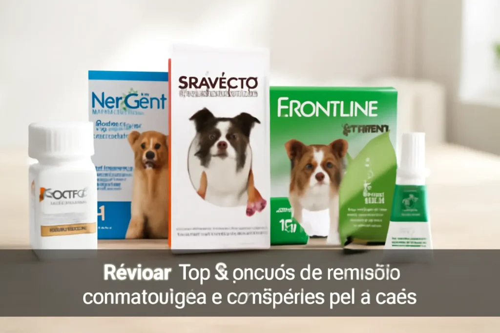 Top 5 Opções de remedio contra pulgas e carrapatos para caes
