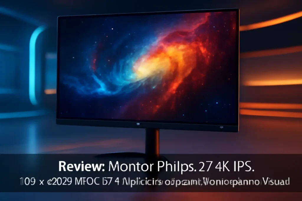 Monitor Philips 27" 4K IPS 109% sRGB NTSC 91% Speakers 278E1A: Desempenho e Qualidade Visual