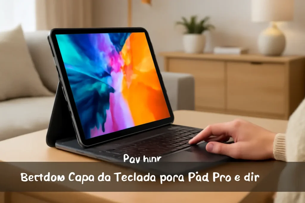 Bettdow Capa de Teclado para iPad Pro e Air