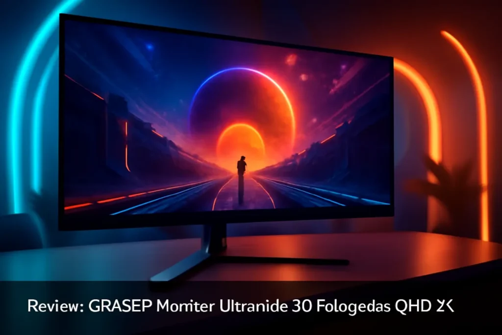 GRASEP Monitor Ultrawide 30 Polegadas QHD 2K – Perfeito para Jogos e Multitarefa