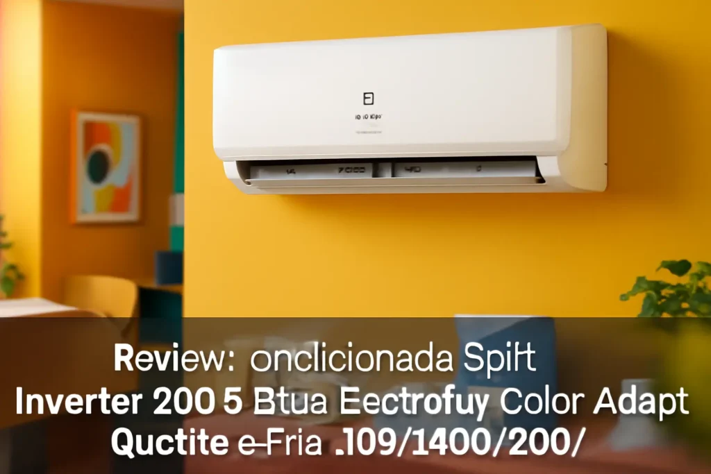 Ar-condicionado Split Inverter 9000 Btus Electrolux Color Adapt Quente e Frio Ji09r/je09r 220v