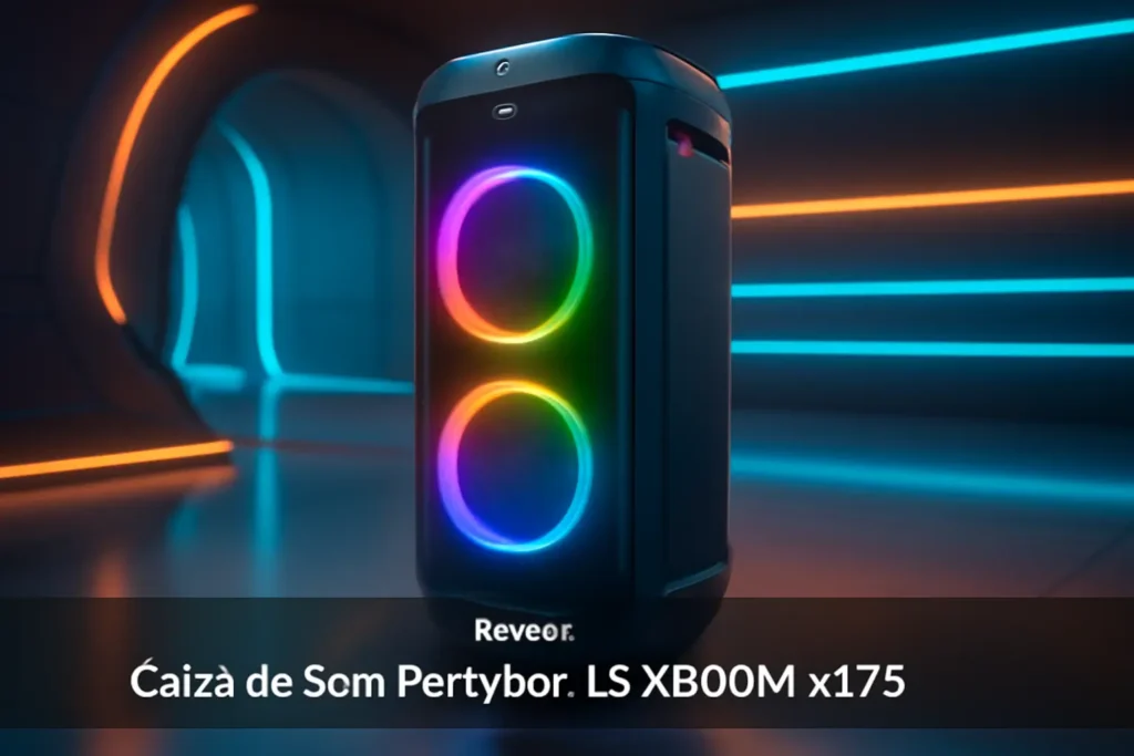 Caixa de Som Partybox LG XBOOM XL7S – 250W RMS, Bluetooth 5.1 e Bateria de 20h