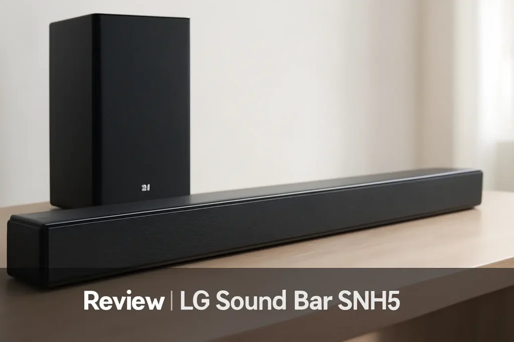 LG Sound Bar SNH5 - 600W RMS, DTS Virtual X, Sound Sync Wireless, 4.1 Canais