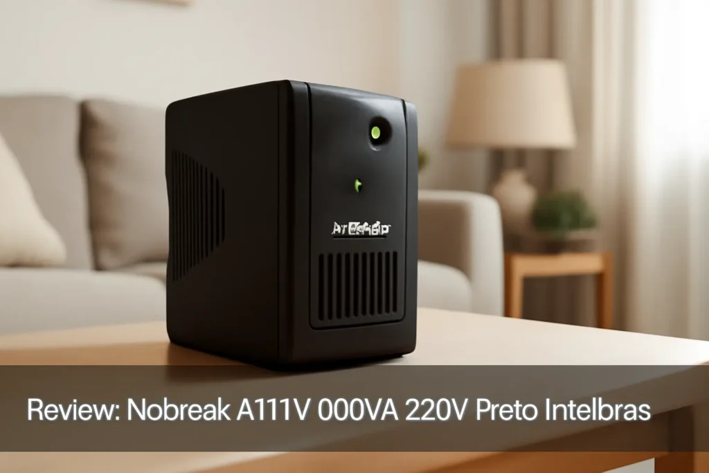 Nobreak ATTIV 600VA 220V Preto Intelbras: Proteção e Autonomia para Seus Equipamentos
