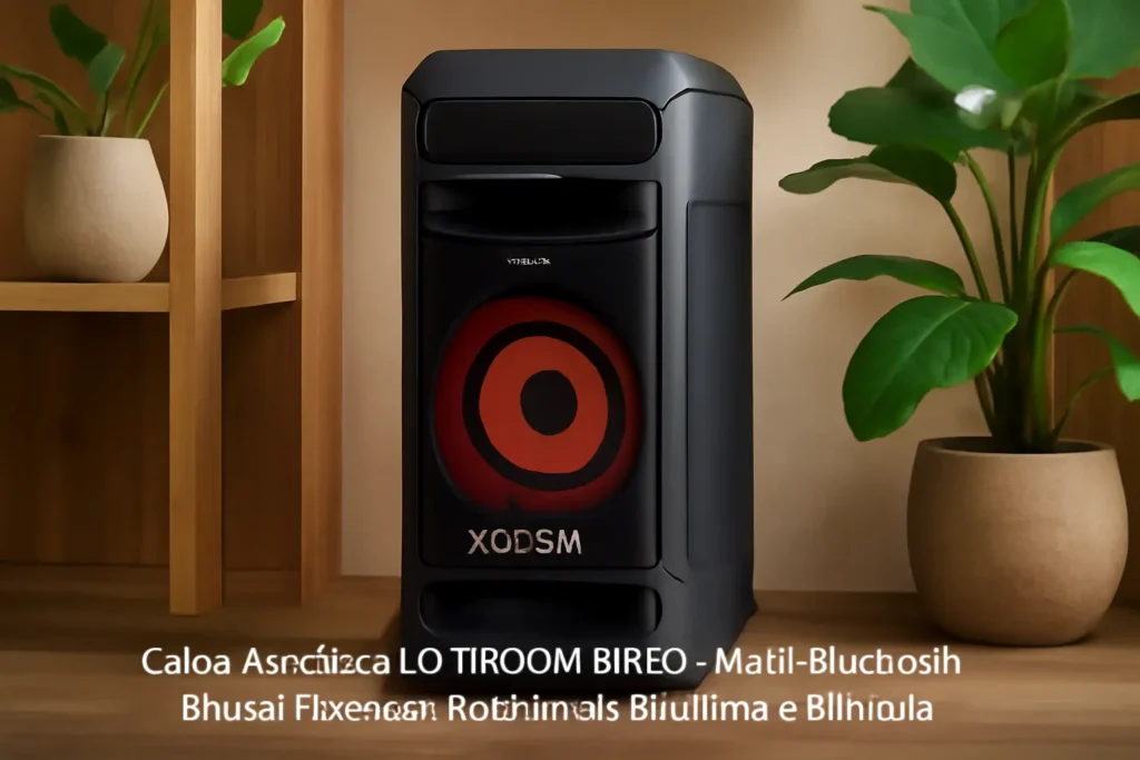 Caixa Acústica LG Xboom RNC9 - Multi Bluetooth, Graves Potentes, Entrada de Microfone e Guitarra