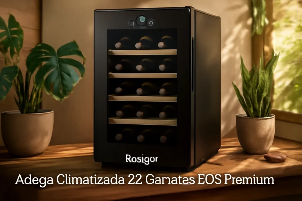 Adega Climatizada 22 Garrafas EOS Premium: Armazenamento Ideal para Seus Vinhos