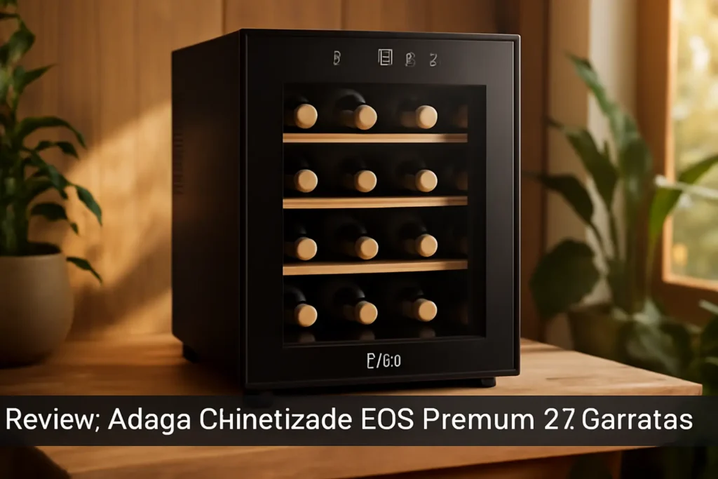 Adega Climatizada EOS Premium 22 Garrafas: Armazenamento Ideal para Seus Vinhos