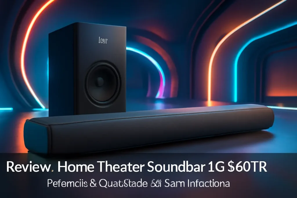 Home Theater Soundbar LG S60TR – Potência e Qualidade de Som Imersiva