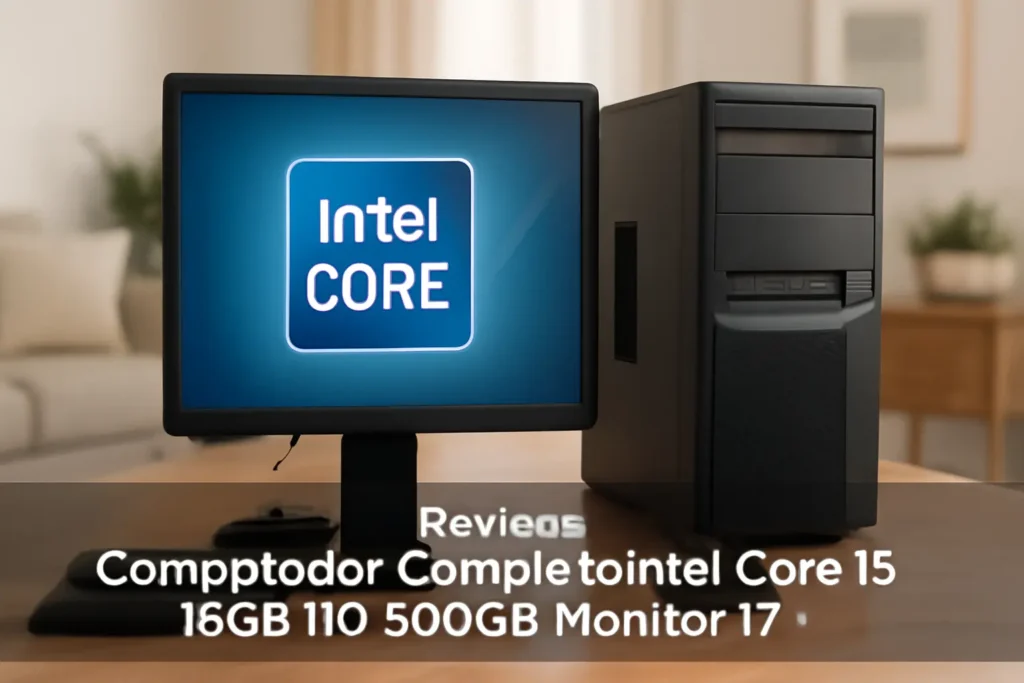 Computador Completo Intel Core i5 16GB HD 500GB Monitor 17" - Potência e Desempenho