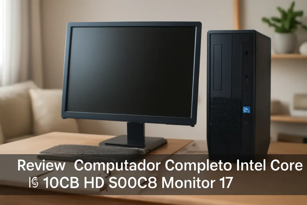 Computador Completo Intel Core i5 16GB HD 500GB Monitor 17" – Desempenho e Confiabilidade