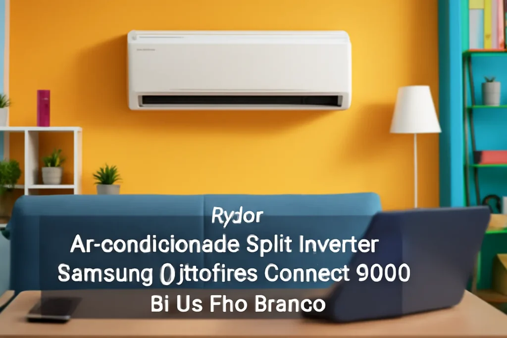 Ar-condicionado Split Inverter Samsung WindFree Connect 9.000 BTUs Frio Branco