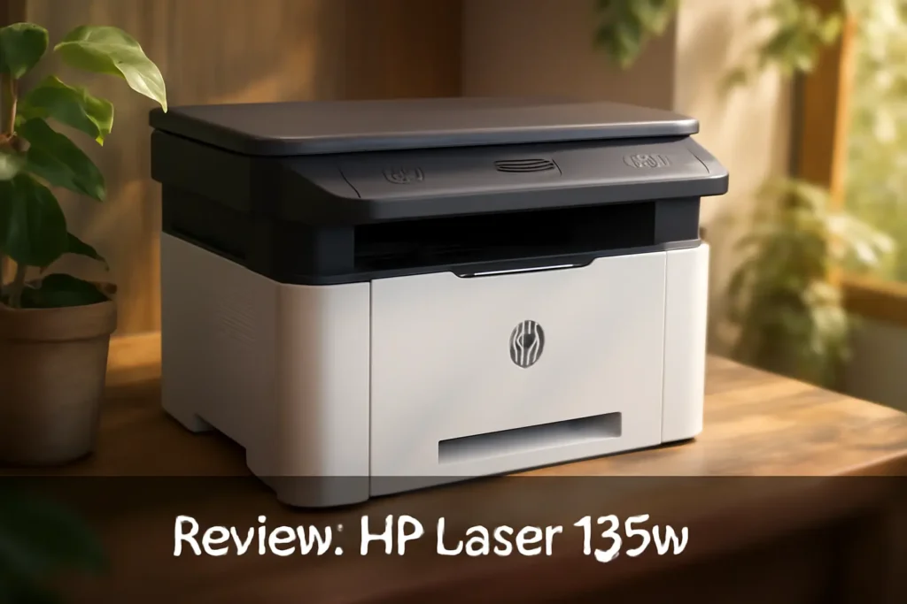 Impressora Multifuncional HP Laser 135w: Laser Preto, Wi-Fi e Scanner