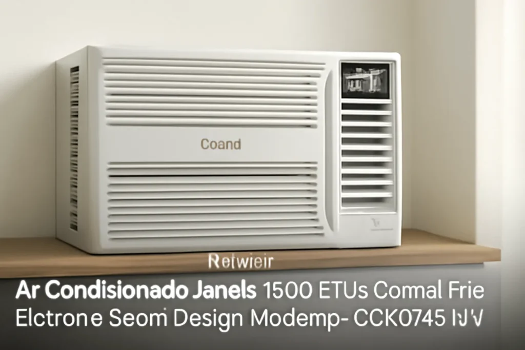 Ar Condicionado Janela 7500 BTUs Consul Frio Eletrônico com Design Moderno - CCN07FB 110V