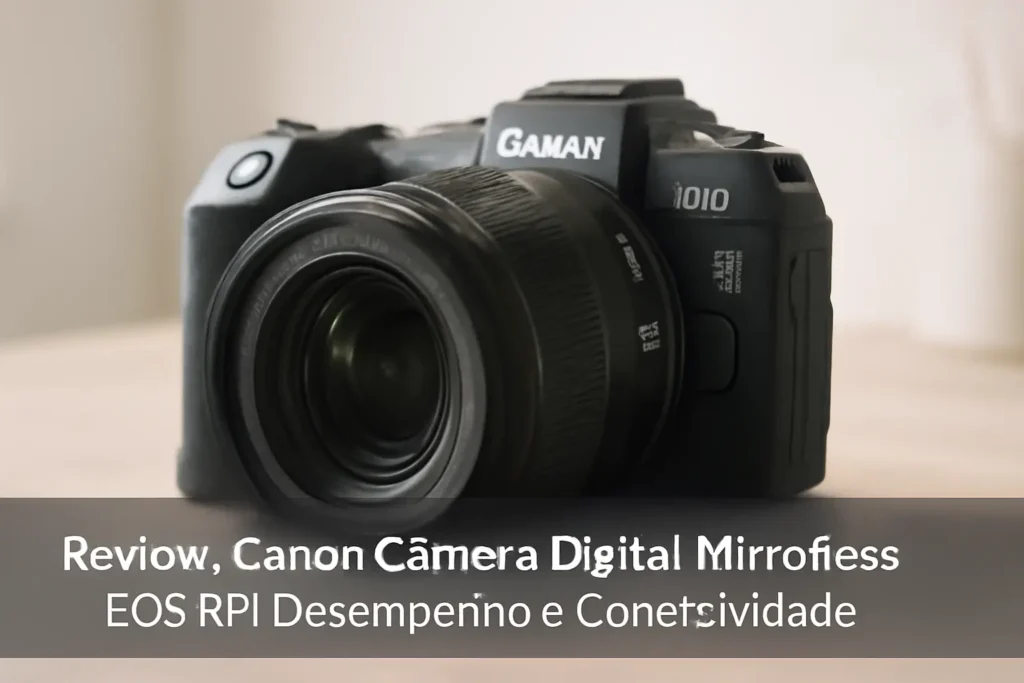 Canon Câmera Digital Mirrorless EOS RP: Desempenho e Conectividade