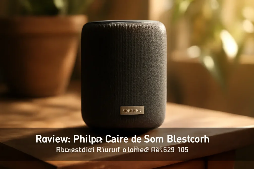 Philips Caixa de Som Bluetooth TAS3505/00: Resistência à Água e Desempenho de 10h