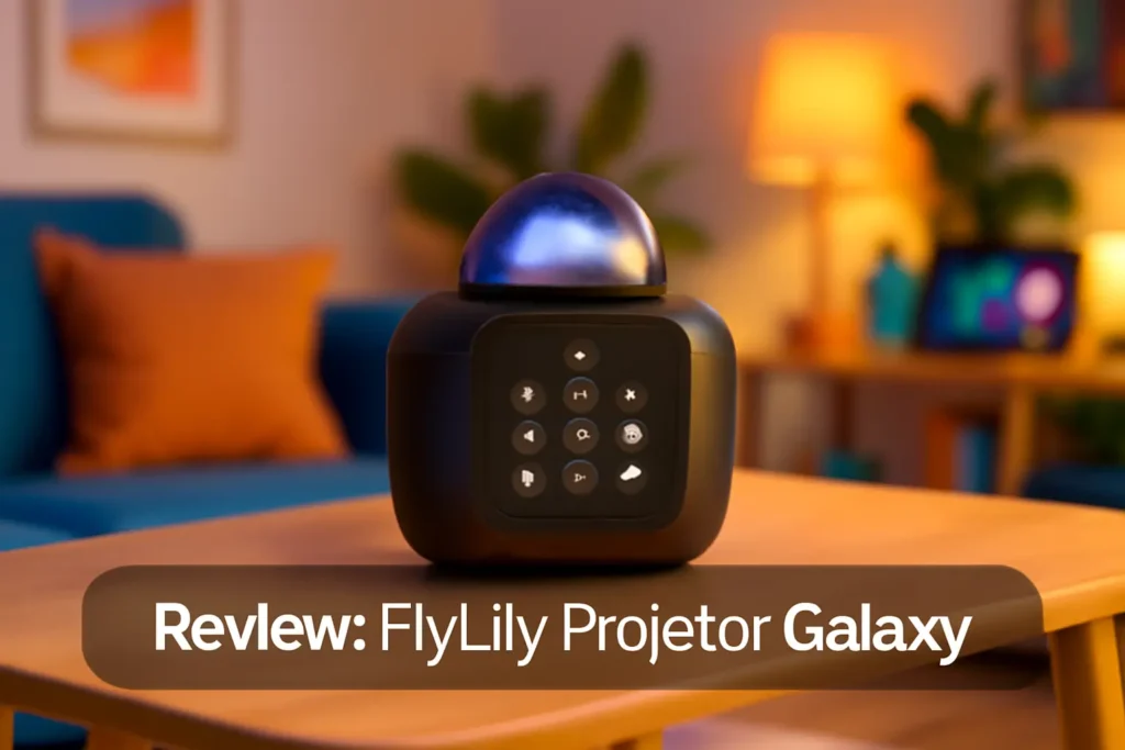 FlyLily Projetor Galaxy: Planetário HD 12 em 1 para Quarto e Decoração