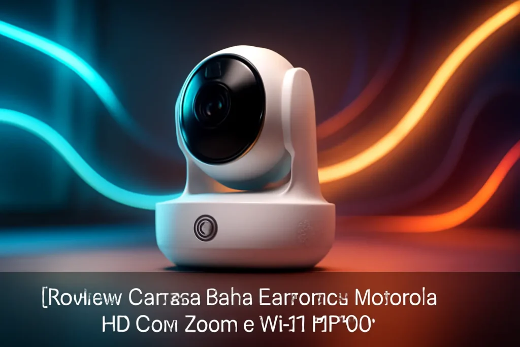 Câmera Babá Eletrônica Motorola HD Com Zoom e Wi-Fi PIP1000
