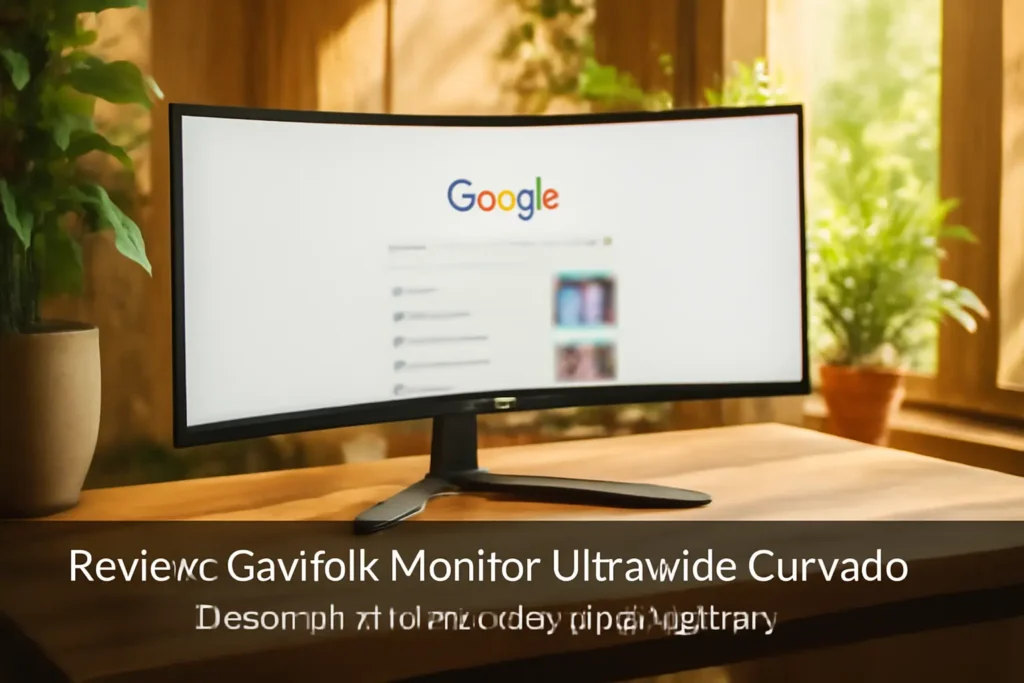 Gawfolk Monitor Ultrawide Curvado 144Hz: Desempenho Imersivo para Gamers