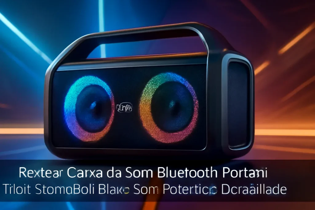 Caixa de Som Bluetooth Portátil Tribit StormBox Blast: Som Potente e Durabilidade