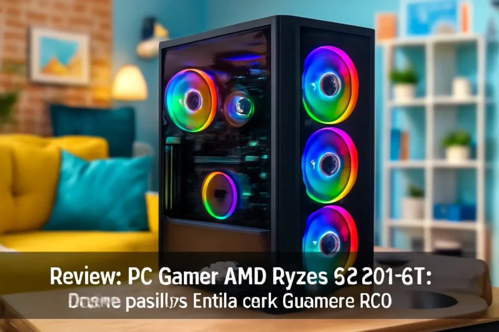 PC Gamer Amd Ryzen 5 5600GT: Desempenho e Estilo com Gabinete RGB