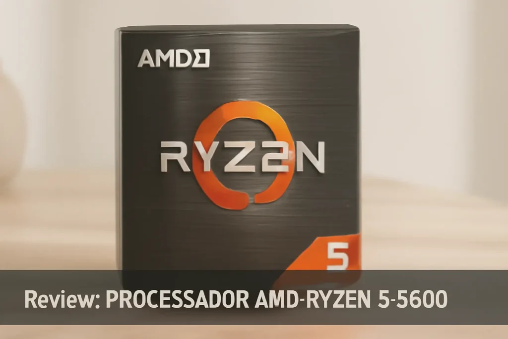 PROCESSADOR AMD RYZEN 5 5600 3.5GHz (TURBO 4.4GHz) 32MB CACHE AM4