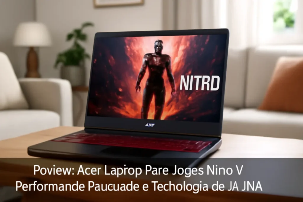 Acer Laptop Para Jogos Nitro V 2024: Performance Avançada e Tecnologia de IA
