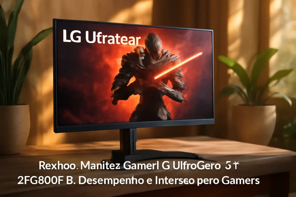 Monitor Gamer LG UltraGear 27” 27GS60F-B: Desempenho e Imersão para Gamers