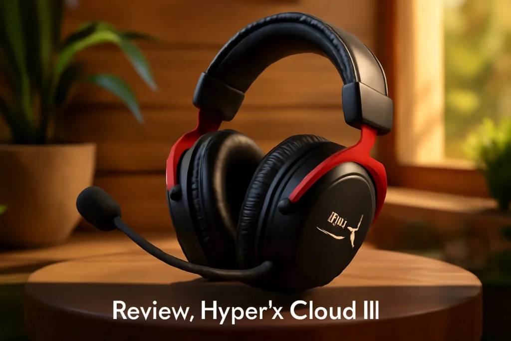 Headset Gamer HyperX Cloud III – Drivers de 53mm, Áudio DTS, Microfone de 10mm