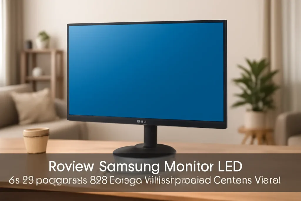 Samsung Monitor LED de 22 polegadas T35F: Design, Desempenho e Conforto Visual