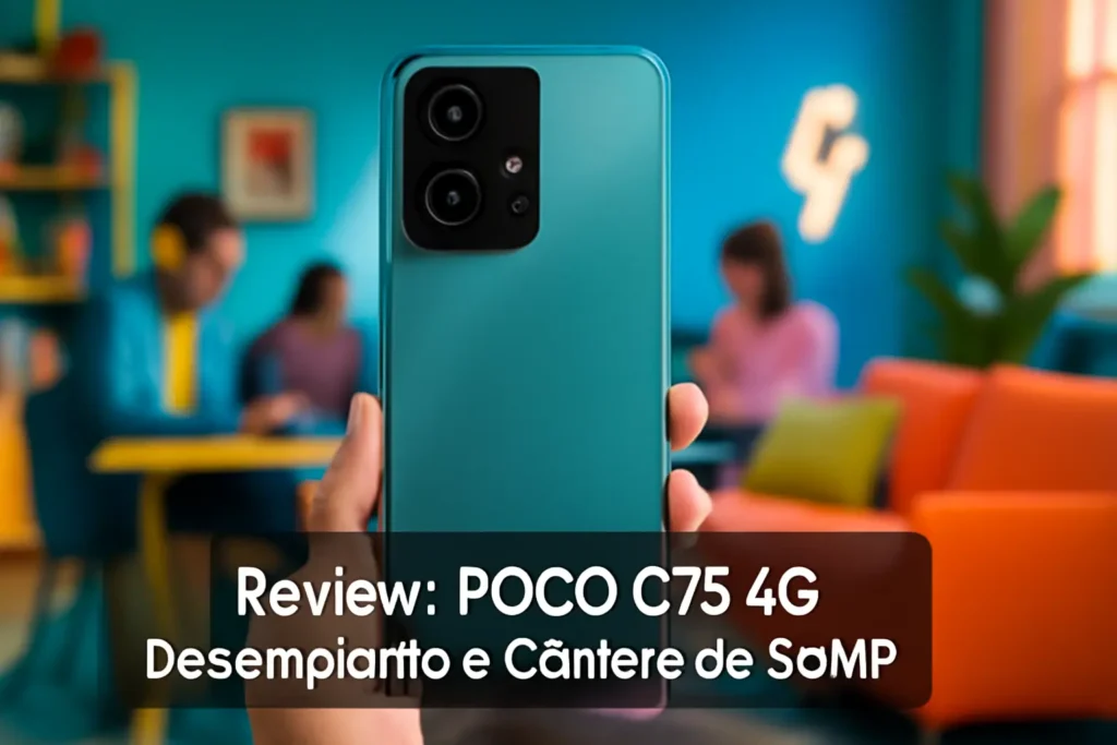 Xiaomi POCO C75 4G: Desempenho e Câmera de 50MP
