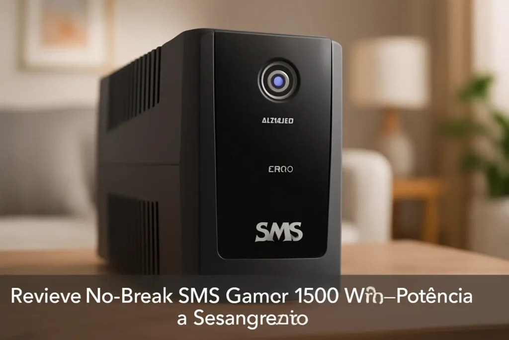 No-Break SMS Gamer 1500 Wifi - Potência e Desempenho