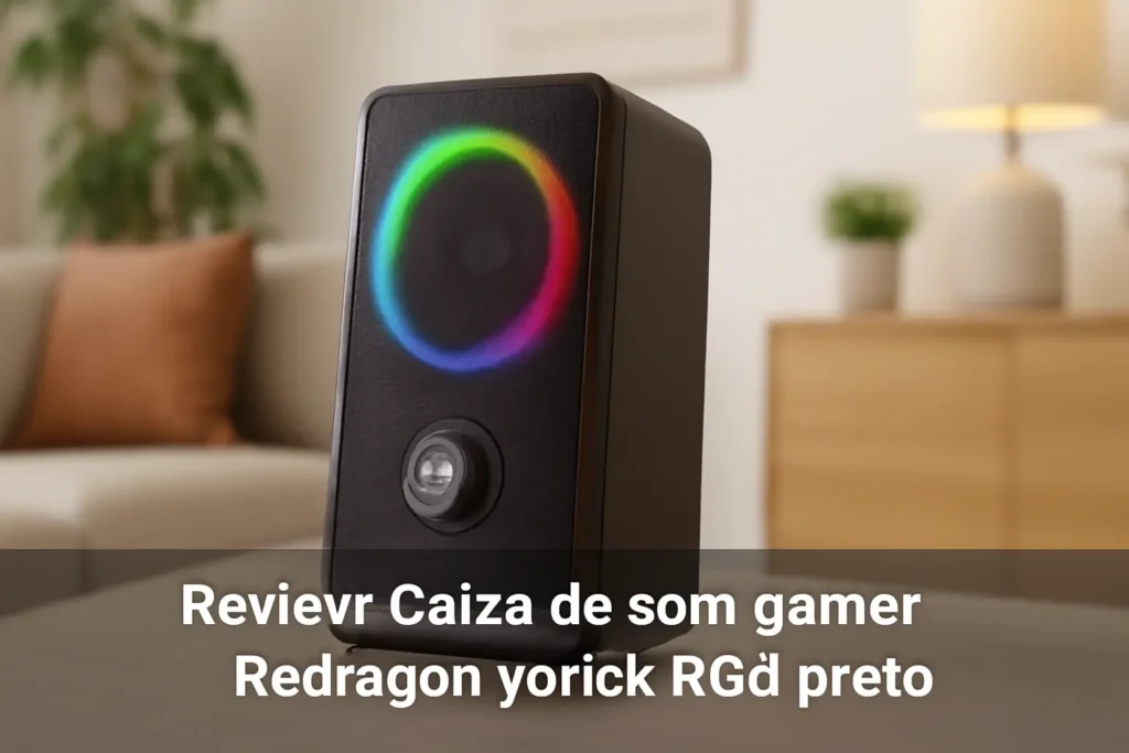 Principais 5 Caixa de som gamer Redragon yorick rgb preto