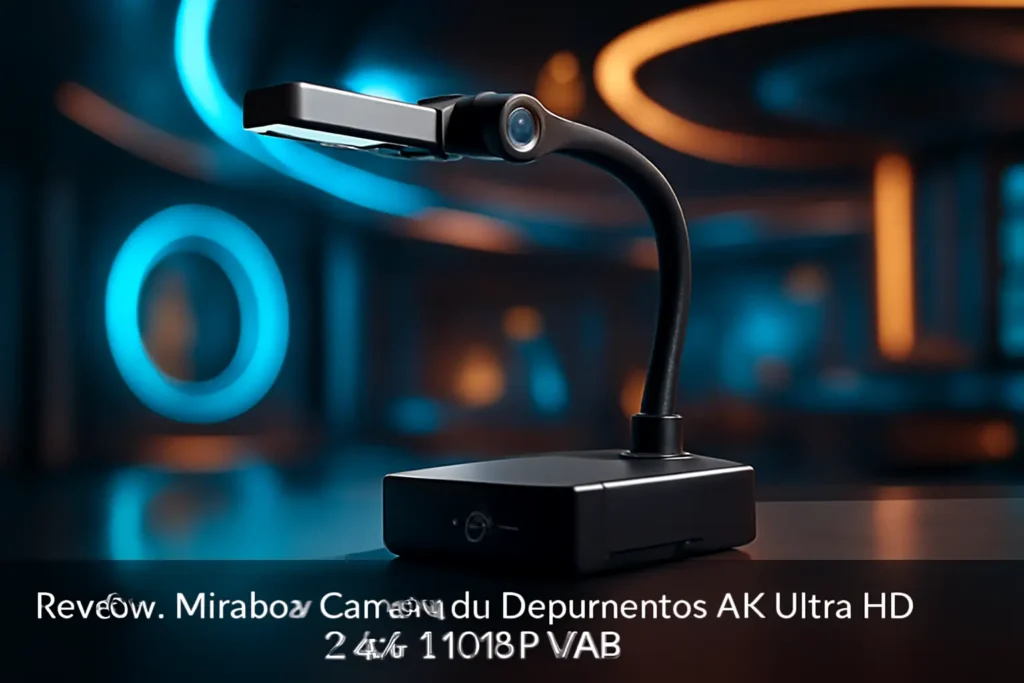 Mirabox Câmera de Documentos 4K Ultra HD 3 em 1 15 MP USB