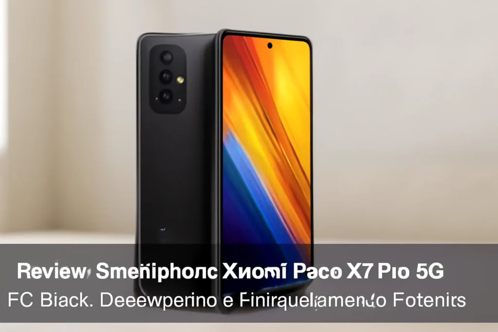 Smartphone Xiaomi Poco X7 Pro 5G NFC Black: Desempenho e Armazenamento Potente