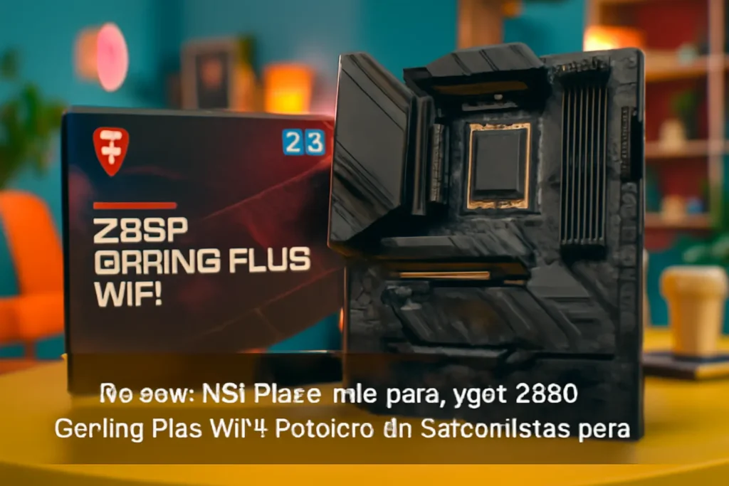 MSI Placa-mãe para jogos Z890 Gaming Plus WiFi: Potência e Conectividade para Gamers