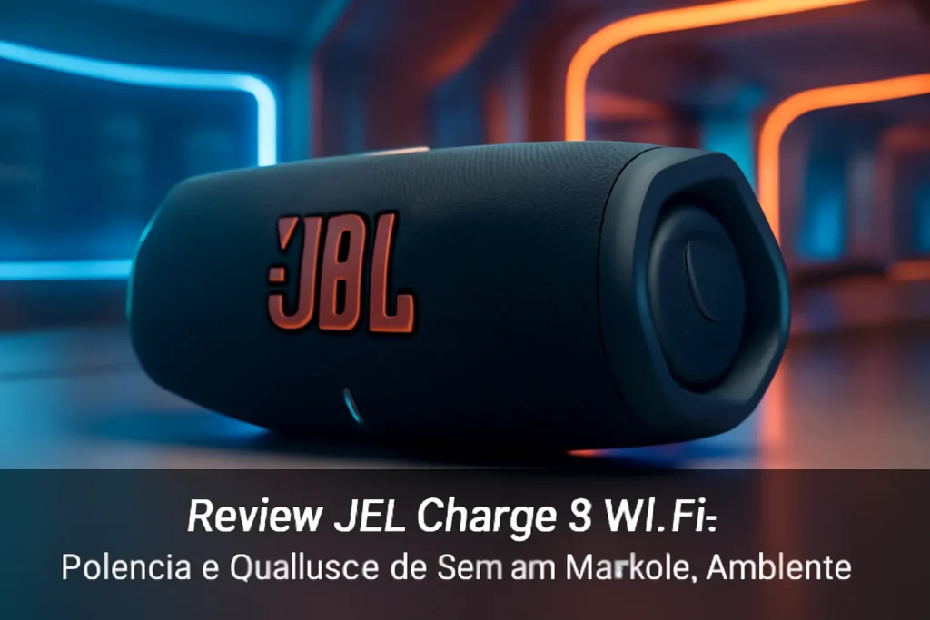 JBL Charge 5 Wi-Fi: Potência e Qualidade de Som em Qualquer Ambiente