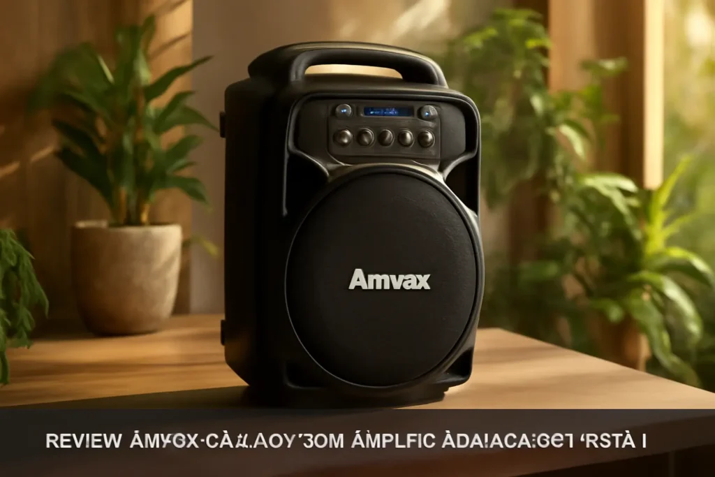 Amvox Caixa de Som Amplificada ACA 1601 Festa II - 1600W RMS, Bluetooth, Equalizador, USB